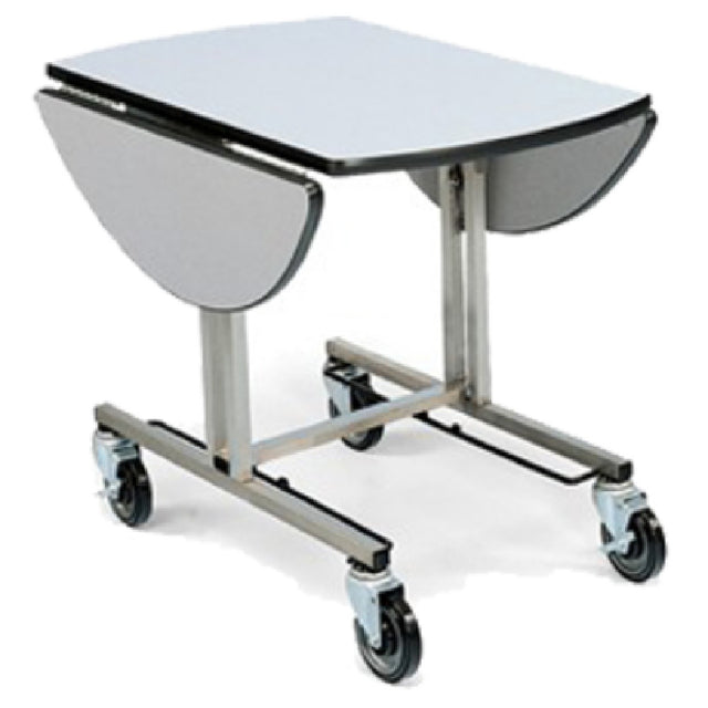 Forbes Industries 4959 Ultra Series Room Service Table 36"L X 43"W Tilt-up Oval Top