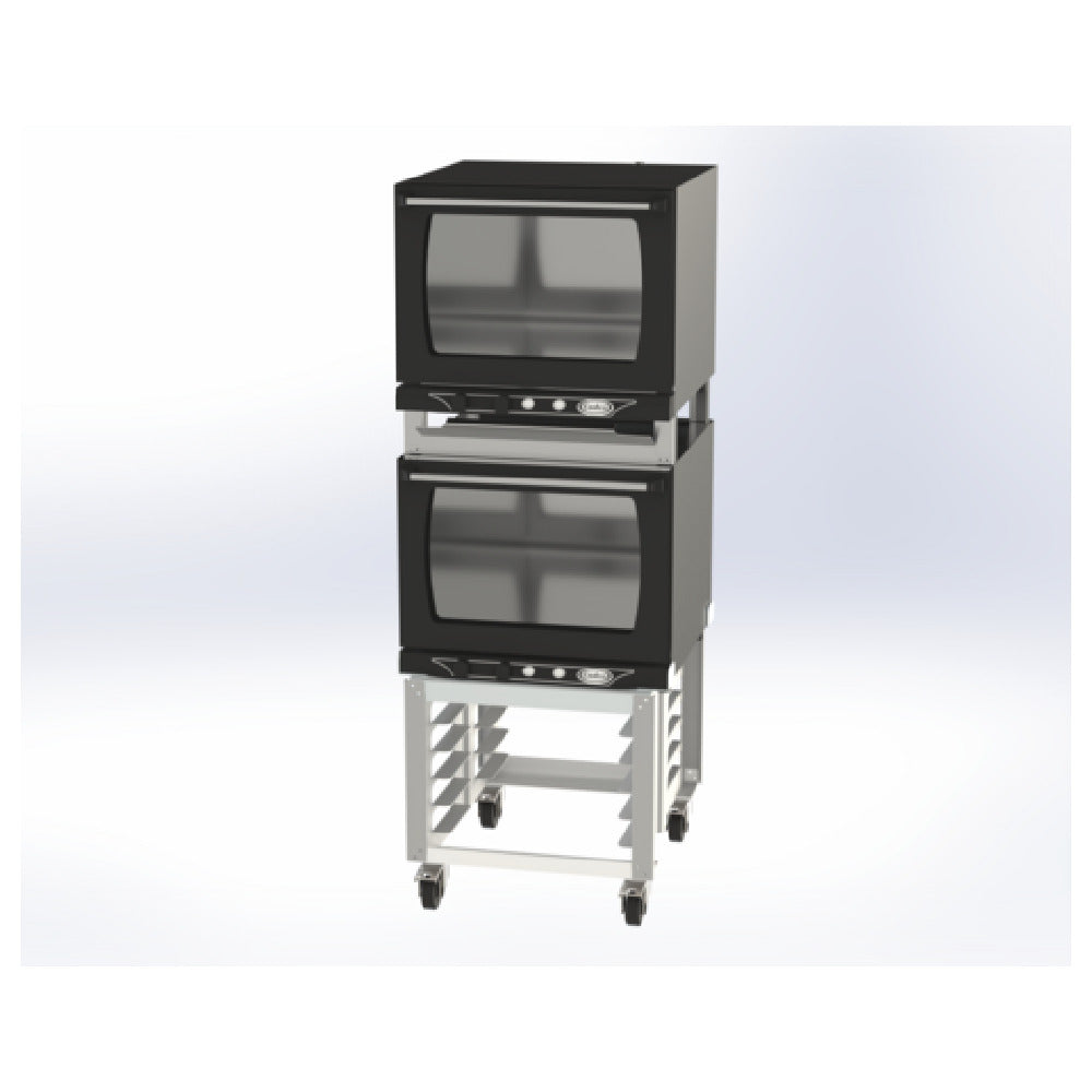 Cadco XAFS-133-2 Heavy Duty Convection Oven 23 5/8"W X 20"D X 28 1/8"H (2) Half Size
