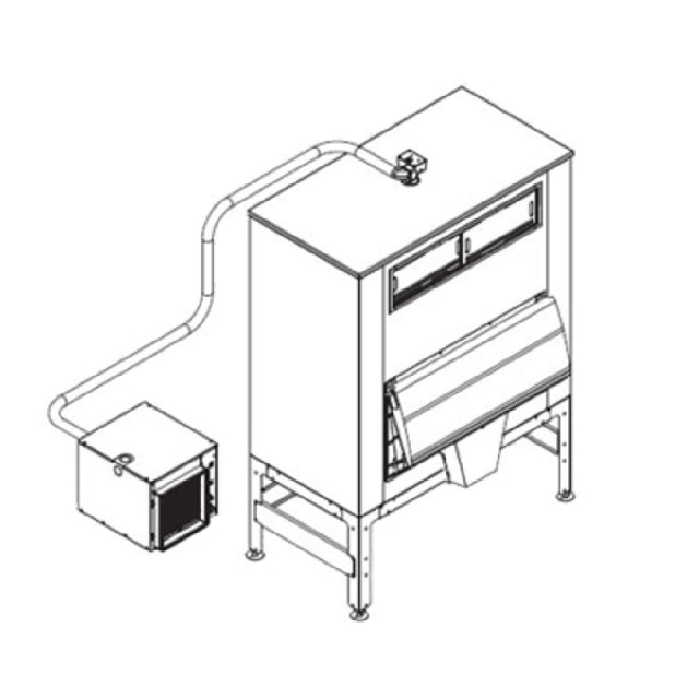 Follett MCC425ABS Maestro Plus™ Chewblet® Ice Machine With RIDE® Remote Ice Delivery Equipment