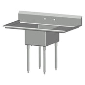 SPG 1N18-2D18 - Universal Stainless Sink, One Compartment, 18" Left & Right-hand Drainboards