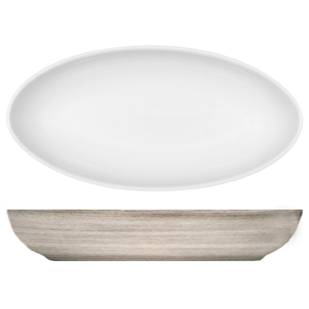 Bauscher Hepp 306223-820299 - Relish Dish, 9-1/5" X 4-2/5" Dia., Oval