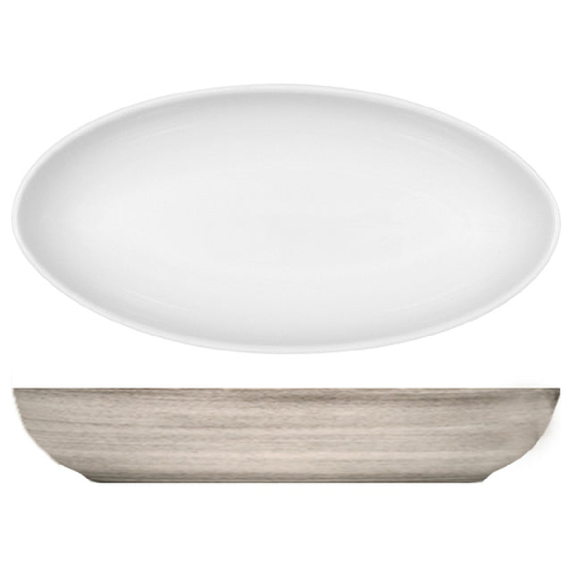 Bauscher Hepp 306223-820299 - Relish Dish, 9-1/5" X 4-2/5" Dia., Oval