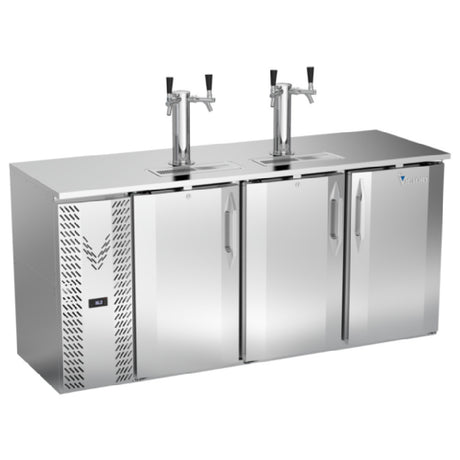 Victory VDDN72HC-S - Direct Draw Dispenser, 72"W X 26-1/8"D X 49-5/16"H, 23.643 Cu. Ft.