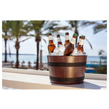 Bauscher Hepp BBS352 - Gourmet Barrel Bowl Set, 4 Qt., Includes: (1) 10" Dia. X 6"H Brown ABS Bowl