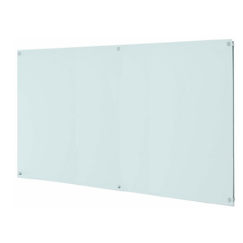 Aarco 3WGBM4872 ClearVision™ Magnetic Glass Markerboard 72"W X 48"H 1/8"(3mm) Low Iron