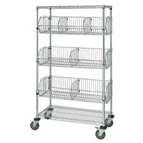 Quantum M1836BC6C Basket Unit Mobile 36"W X 18"D X 69"H