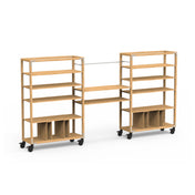 Steelite MGCCAN01NSXW Canvas Self Service Natural Brushed Stainless Steel On Casters