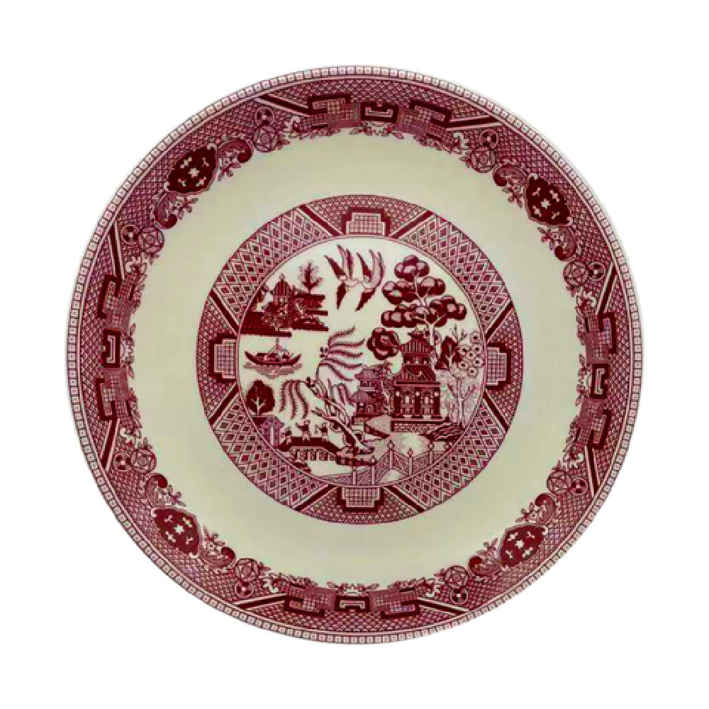 Cameo China 688-121N Pink Willow Plate 12" Dia. X 1-3/8"H (30.5 Cm X 3.5 Cm)