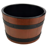 Bauscher Hepp BBS355 - Gourmet Barrel Bowl Set, 8 Qt., Includes: (1) 12" Dia. X 7-3/4"H Brown ABS Bowl