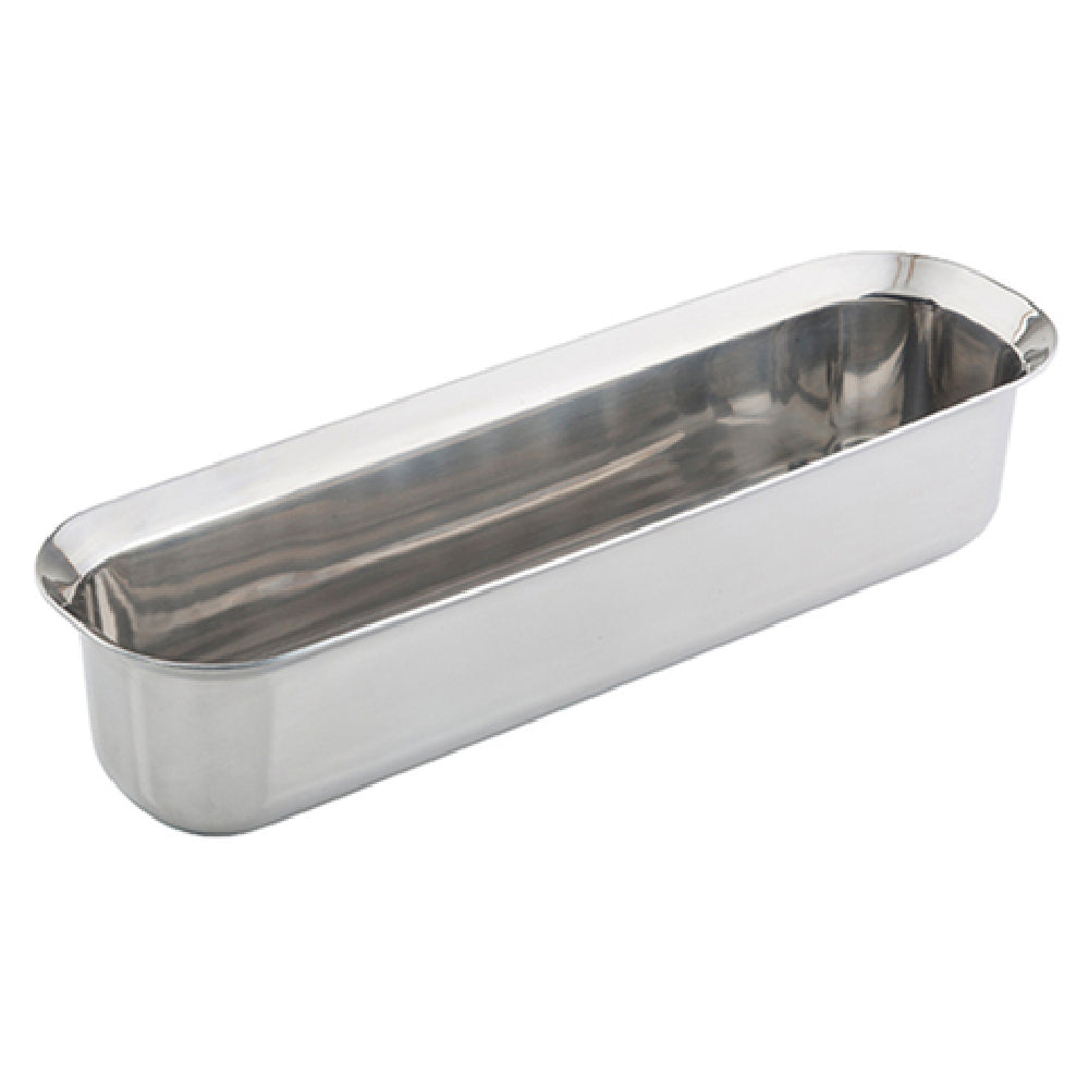 Tablecraft 123505 Tri-Ply Serving Pan Half Long Size 4-1/2 Qt.