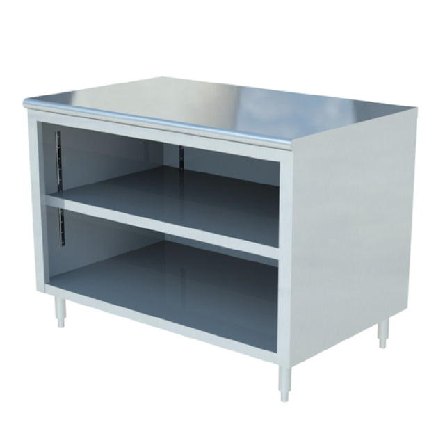 Sapphire Manufacturing SMDC-3072 Enclosed Base Dish Cabinet Open Front 72"W X 30"D X 36"H Overall Size