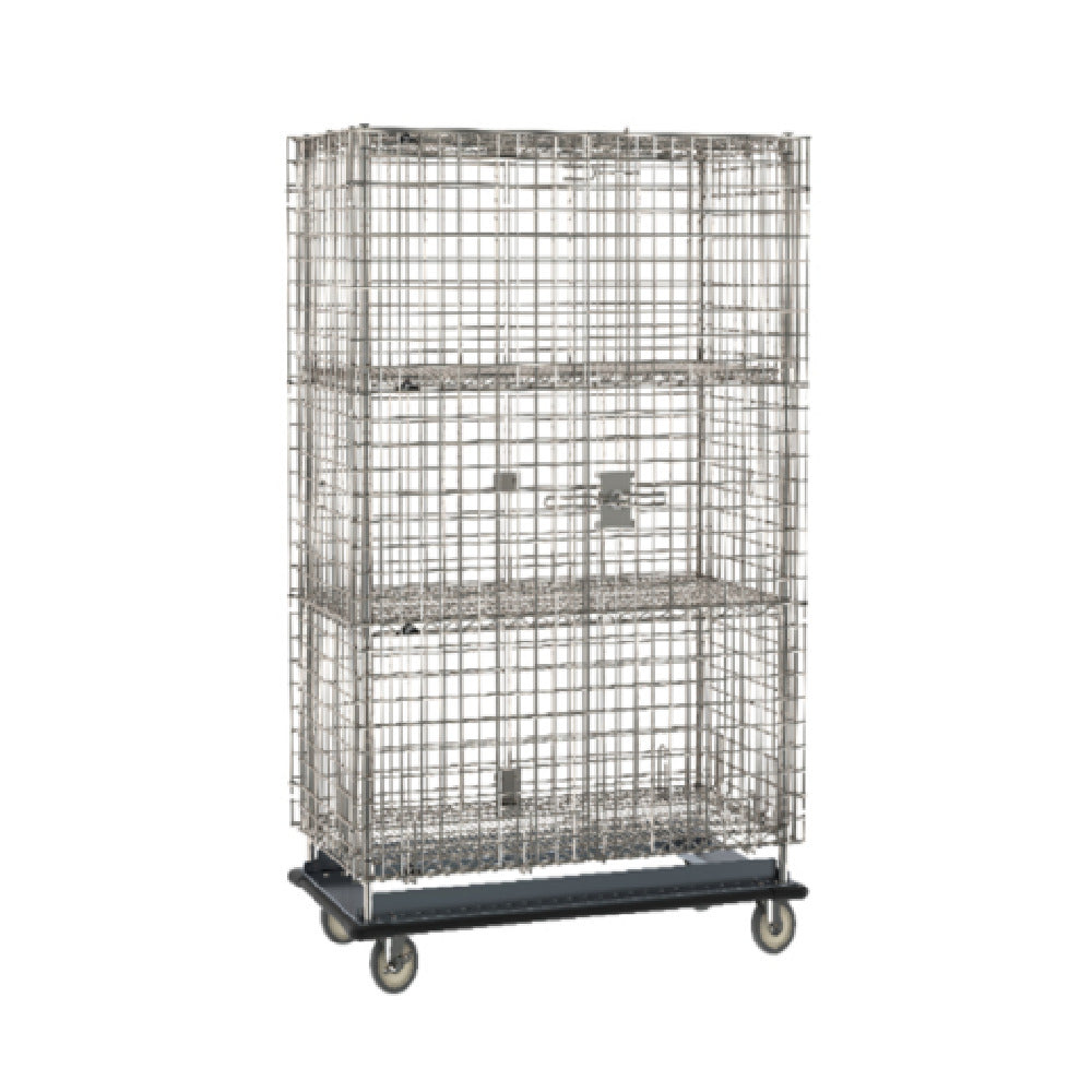 Metro SEC55S-HD-2SE - Super Erecta® Security Unit, Mobile, Stainless Steel Finish
