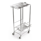 Lainox BCR141S Height-adjustable Trolley For Removable Oven Racks With Drip Tray & System For Coupling / Uncoupling From Oven Cooking Chamber