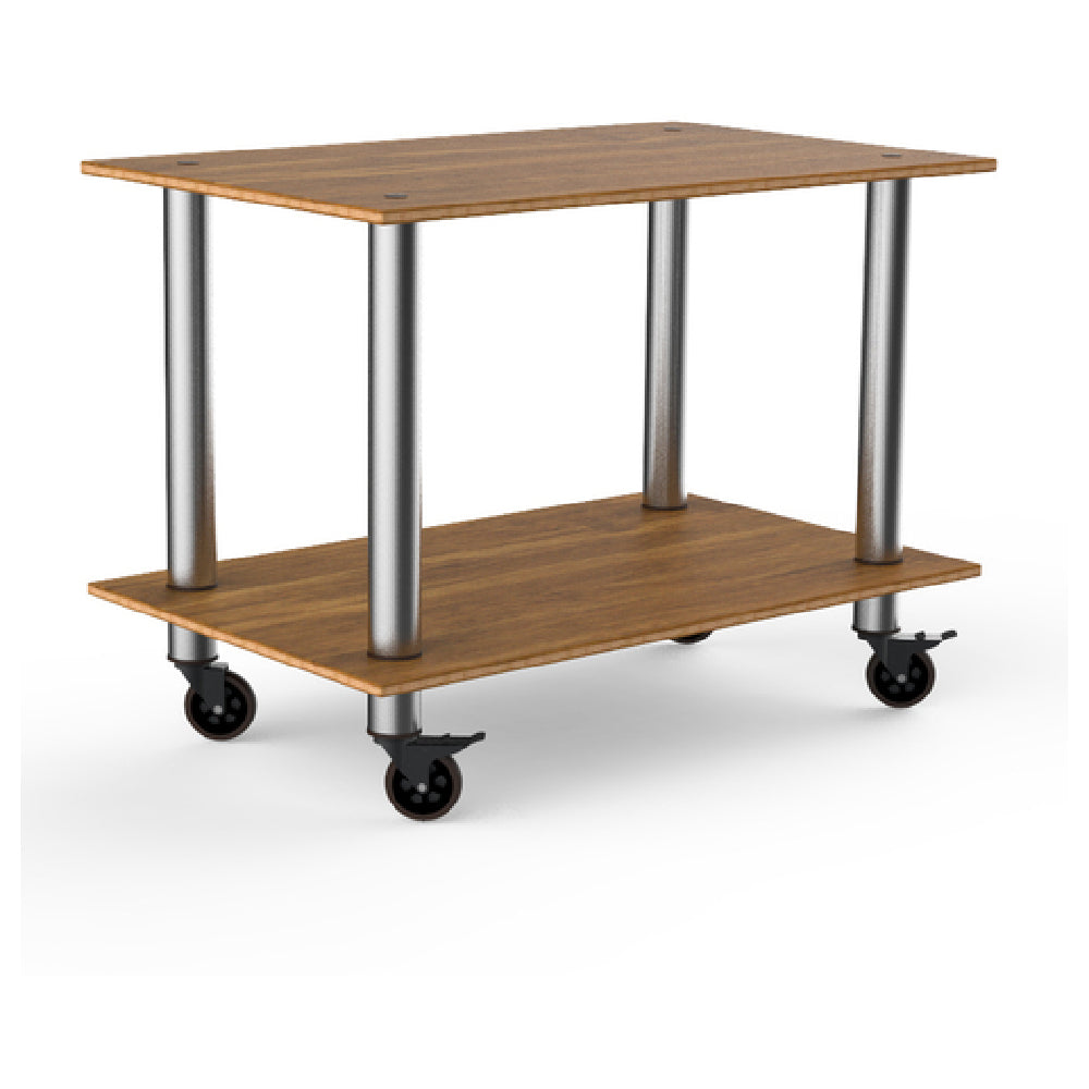 Steelite MGCMDX02BSXW Mogogo Buffet Solutions Modular Serving Table 2-tier 47" X 29-1/2" X 35"H