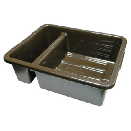 Rubbermaid FG335000BRN - Bus/Utility Box, 7 Gallon, 21-1/2"L X 17-1/8"W X 7"H