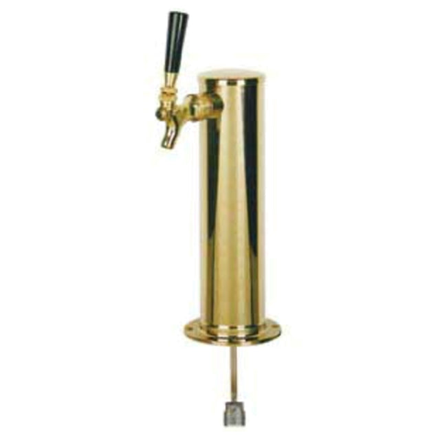 Micro Matic D4743S-PVD Column Draft Beer Tower Countertop 3" Dia. X 12-1/4"H