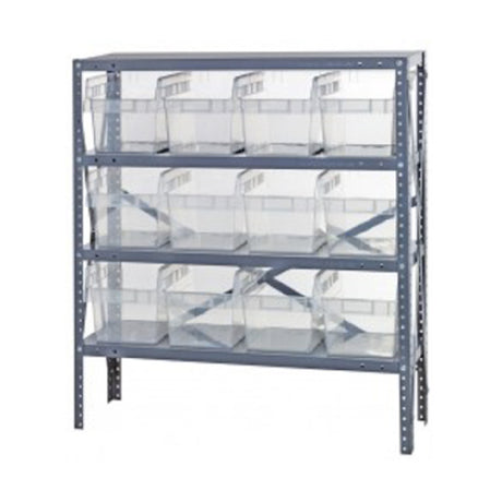 Quantum 1239-SB807CL Shelving Unit 12"D X 36"L X 39"H Heavy Duty