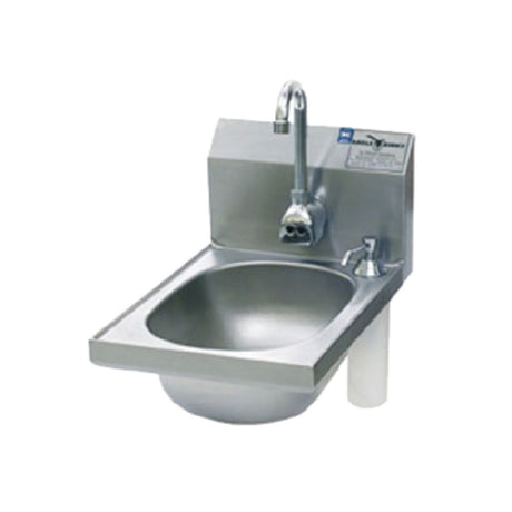 Eagle HSAN-10-FE-B-DS-1X Hand Sink Wall Mount 9-3/4" Wide X 13-1/2" Front-to-back X 6-3/4" Deep Bowl