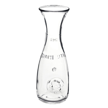 Steelite 4929Q200 Carafe 10-1/2 Oz. (8-1/2 Oz. Fill Line) (H 7-1/2" M 2-3/4" T 2-3/4" B 2-1/4") Glass