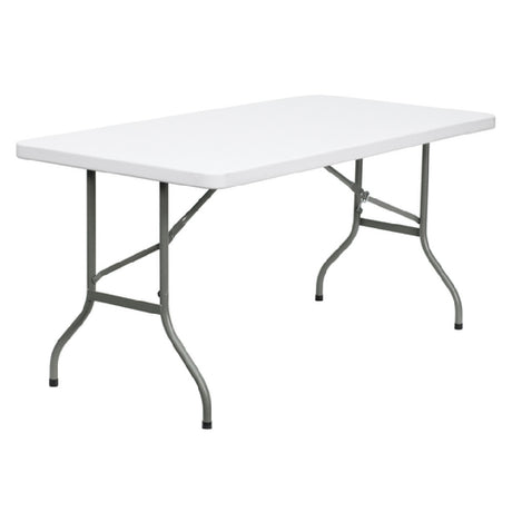 Flash Furniture DAD-YCZ-152-GG Folding Table 60"W X 30"D X 29"H Seats Up To 6 Adults