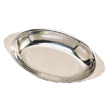 American Metalcraft AO200 Au Gratin Dish Oval 20 Oz. Capacity