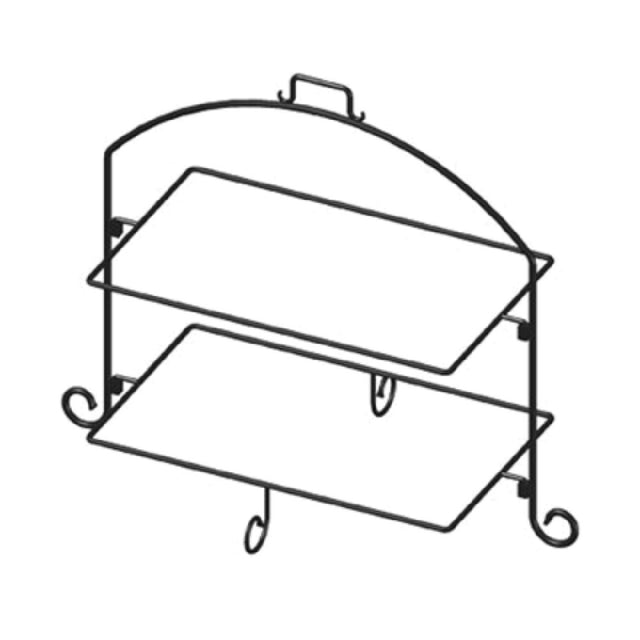 International Tableware WR-212 Plate Stand 2-tier 29" X 16-3/4" X 24-1/2"H