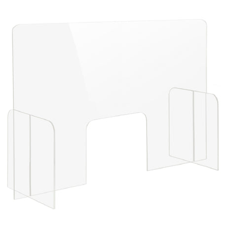 Bon Chef 90177-7 Tabletop Health Safety Shield 36"W X 12"D X 23-3/4"H With 12"W X 8"H Transaction Window