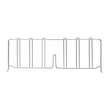 Quantum DIV24 Wire Shelf Divider 24"D X 8"H Chrome Plated Finish