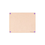 Epicurean 622-19150114 Epicurean HACCP Non-Slip Cutting Board 19.5" X 15" X 3/8" In Natural With Purple Allergy Feet