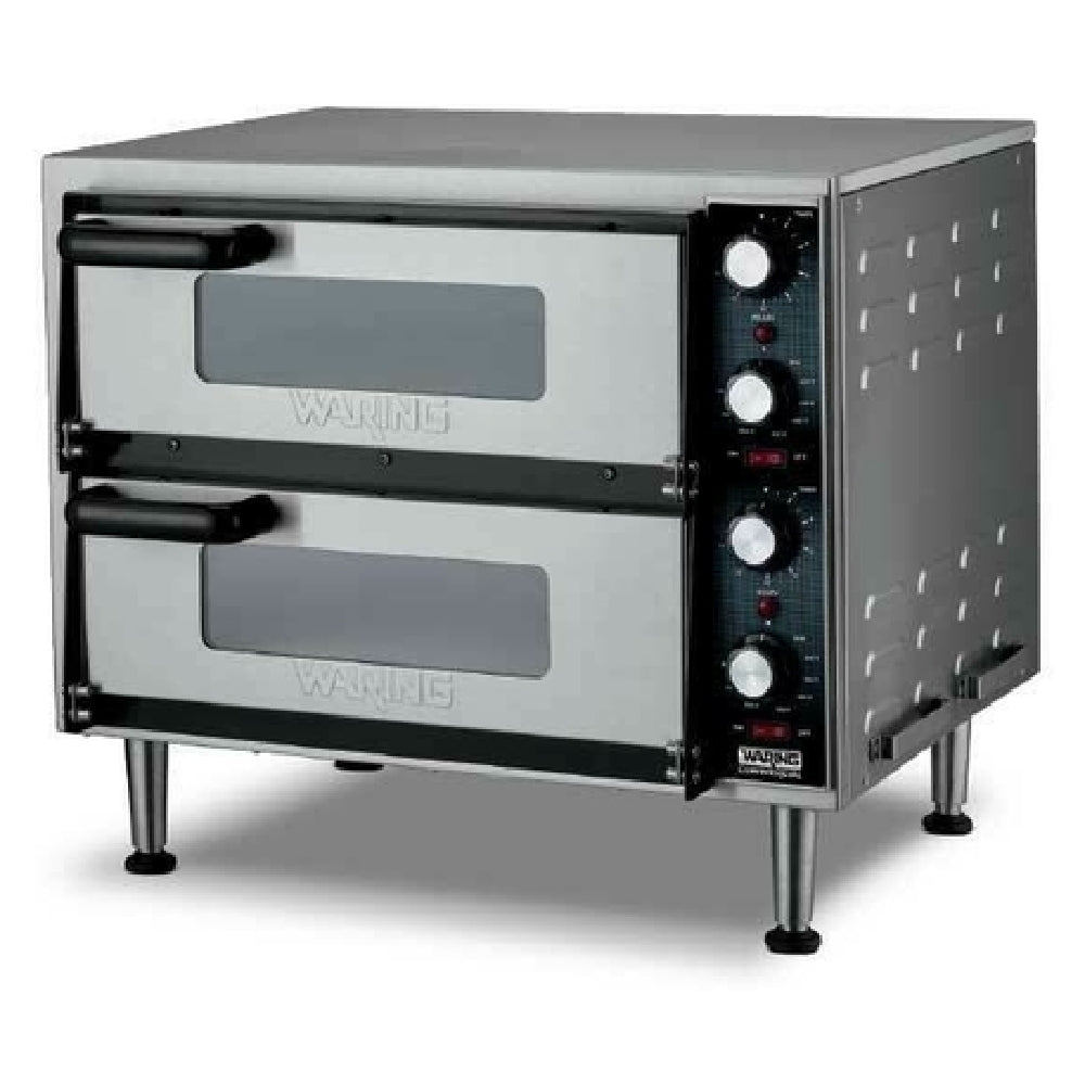 Waring WPO350 Double-Deck Pizza Oven Electric Countertop