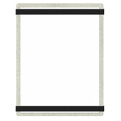 Menu Solutions ALSIN811-RB Menu Board Holds 8-1/2" X 11" Insert Single Panel