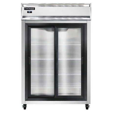Continental Refrigerator 2RNSGD Refrigerator Reach-in Display Two-section