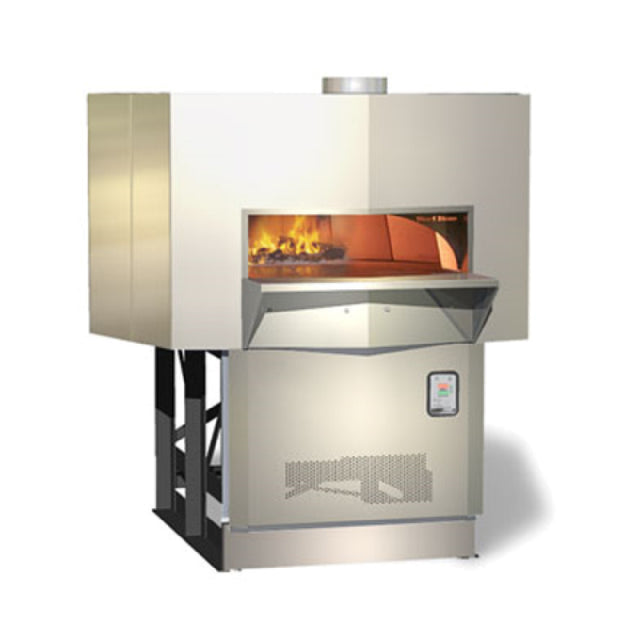Wood Stone WS-MS-6-W-IR Mt. Baker Stone Hearth Oven Wood Burning With Infrared Burner Under Hearth As An Assist
