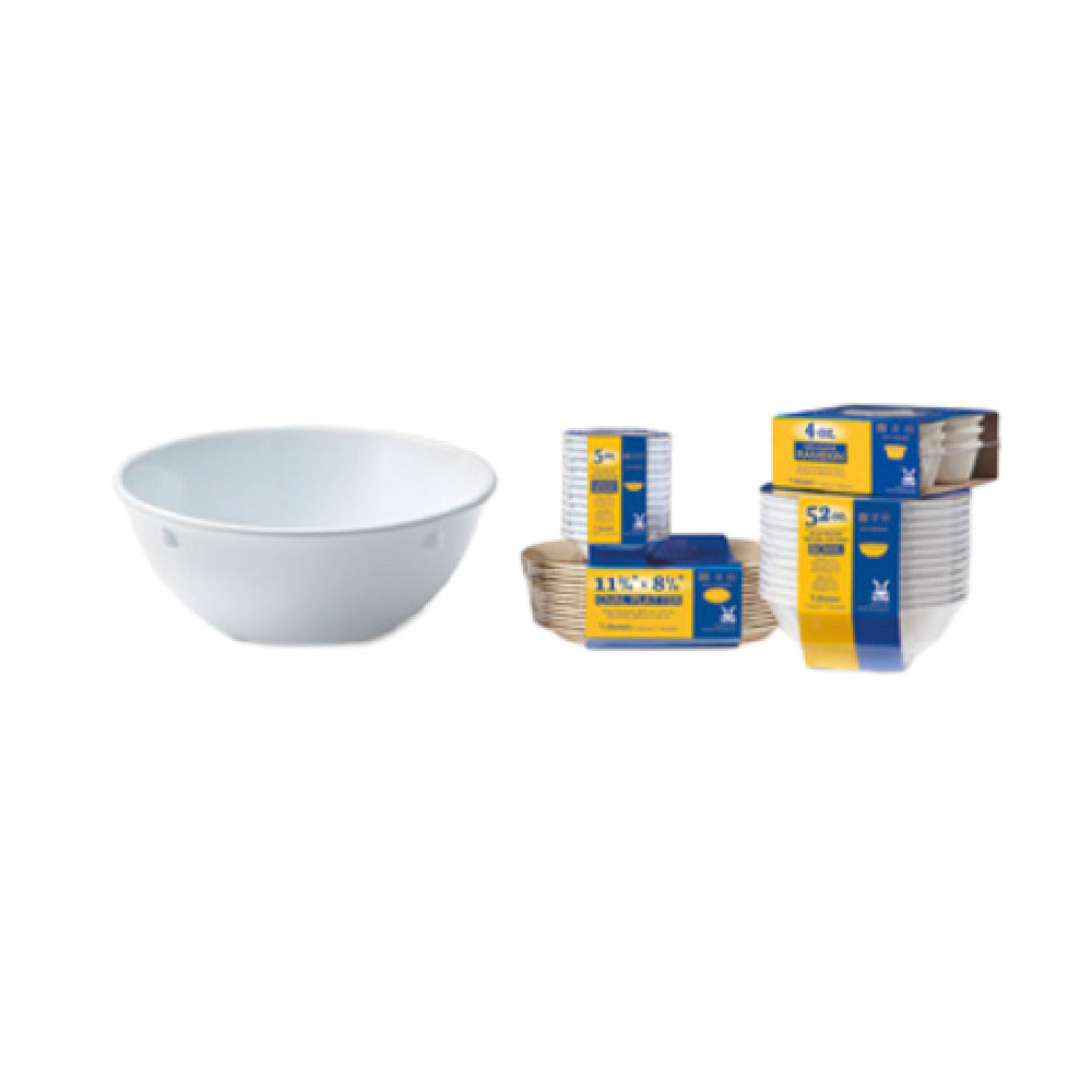 GET Enterprises SP-DN-317-W Supermel™ Bowl/Nappie 13 Oz. (14.7 Oz. Rim Full) 5-1/4" Dia. X 2"H