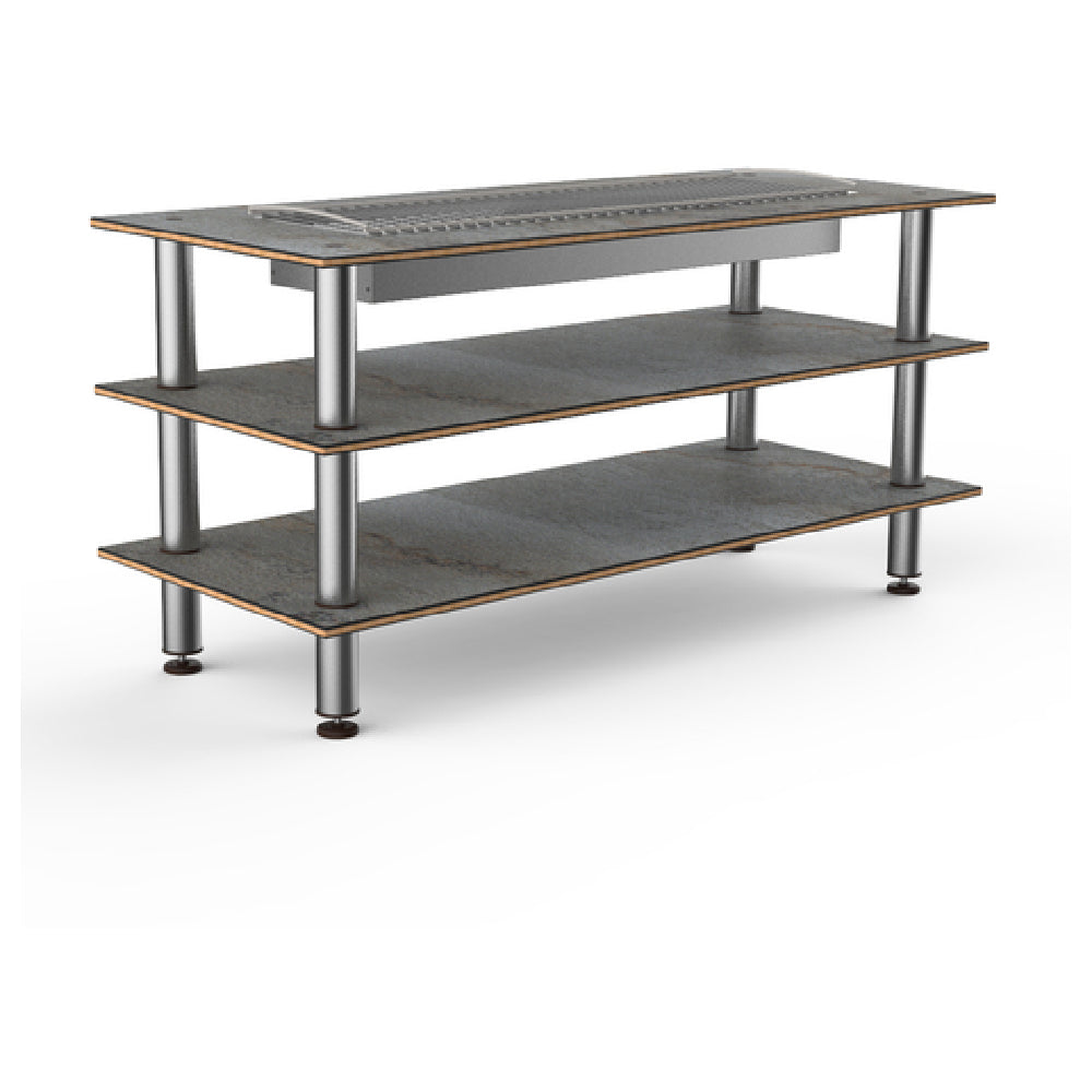 Steelite MGCMLD06GSXF Mogogo Buffet Solutions Modular Heat Table 3-tier 71" X 29-1/2" X 35"H