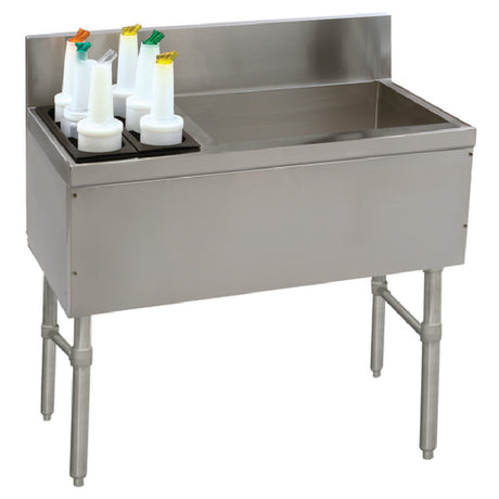 Advance Tabco PRC-19-48R-10 Prestige Ice Chest With 10-circuit Cast Aluminum Cold Plate