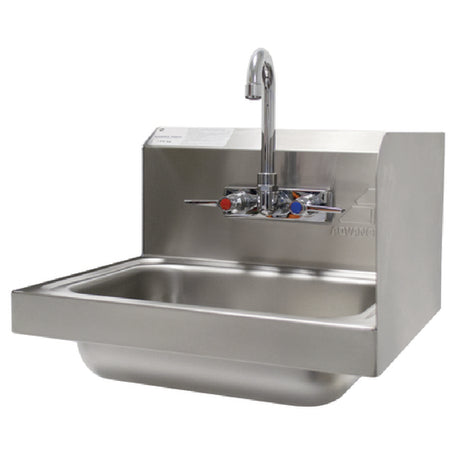 Advance Tabco 7-PS-66R Hand Sink Wall Mounted 14" Wide X 10" Front-to-back X 5" Deep Bowl