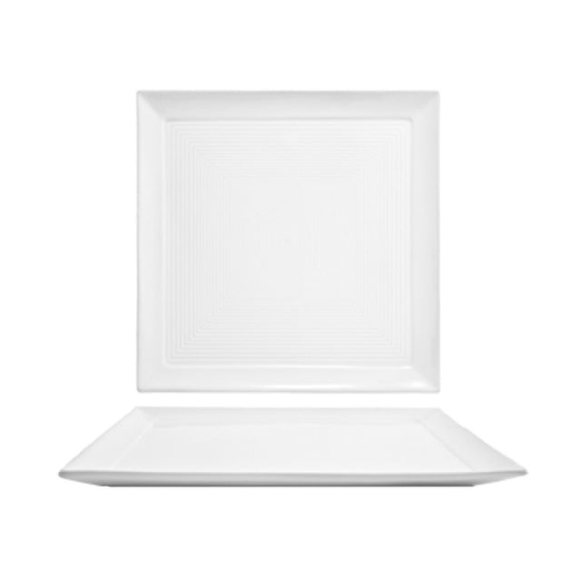 FOH DOS000WHP21 Spiral® Plate 12" X 12" Square