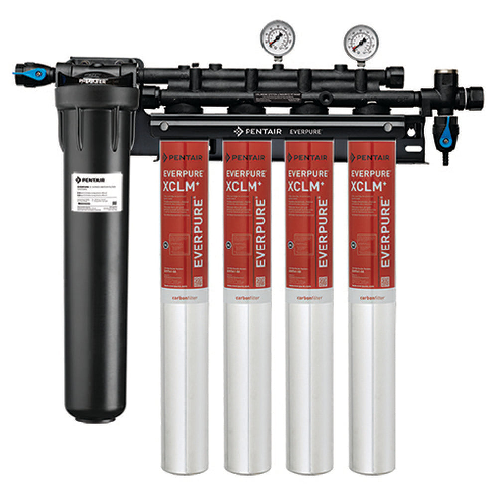 Everpure EV976124 Coldrink 4-XCLM+ Fountain Filtration System 5 Micron Up To 8 Gpm Flow Rate