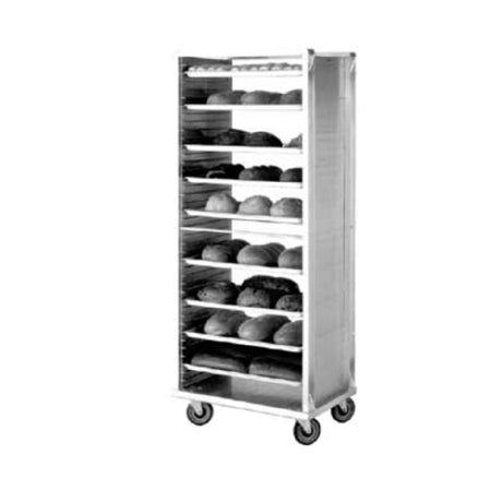 Dinex DXPR836 Closed-Side Roll-in Rack Holds (36) 18" X 26" Trays 1-1/2" Slide Spacing