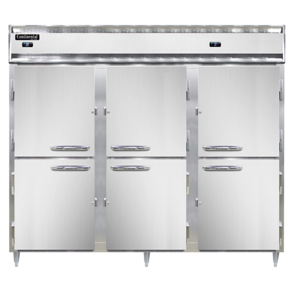 Continental Refrigerator D3RRFENHD Designer Line Refrigerator/Freezer Reach-in