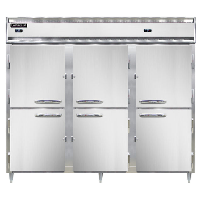Continental Refrigerator D3RRFENHD Designer Line Refrigerator/Freezer Reach-in