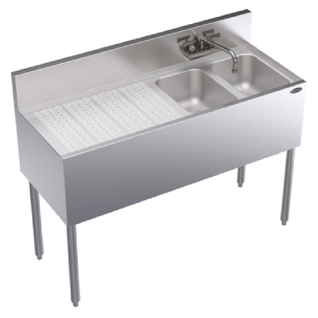 Krowne KR19-42R Royal Series Underbar Sink Unit Two Compartment 48"W X 19"D