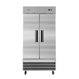 Koolmore RIR-2D-SS35C - Refrigerator, Reach In, Two-section