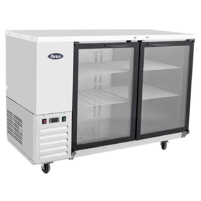 Atosa SBB59GGRAUS1 Atosa Back Bar Cooler Shallow Depth Two-section