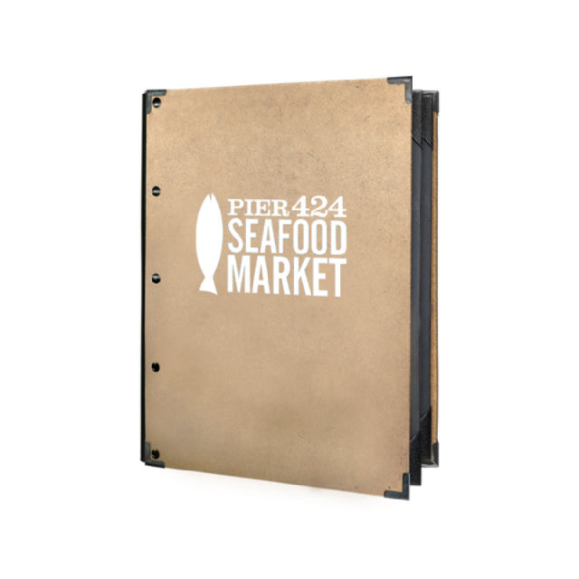 Risch AMORE-3V 8.5X11 Amore Wood Menu Cover (specify Color) 8-1/2" X 11" Fold-out