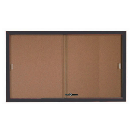 Aarco SBC3660BA Bulletin Board 60"W X 36"H Enclosed