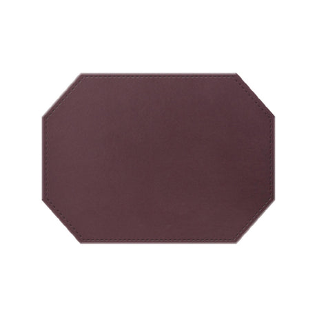Risch TABLEMATOCT-IRI 15X11 Iridescent Shimmer Faux-leather Table Mat (specify Color)