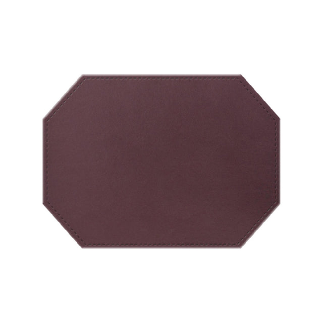 Risch TABLEMATOCT-IRI 15X11 Iridescent Shimmer Faux-leather Table Mat (specify Color)
