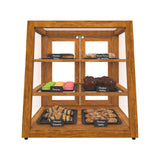Koolmore KM-BDW-21SLL - Slanted Bakery Display Case, 18.2"W X 14.4-18.4"D X 17.6"H